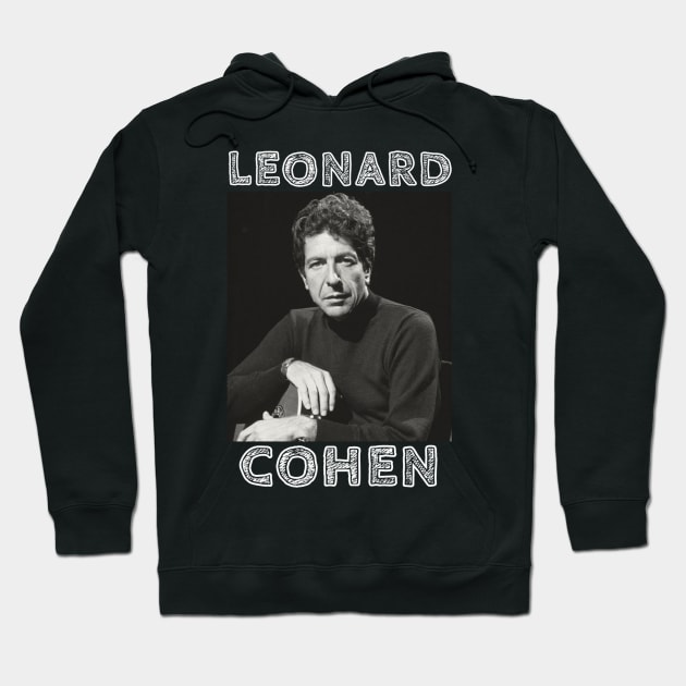 Leonard Cohen Hoodie by PlokadStories